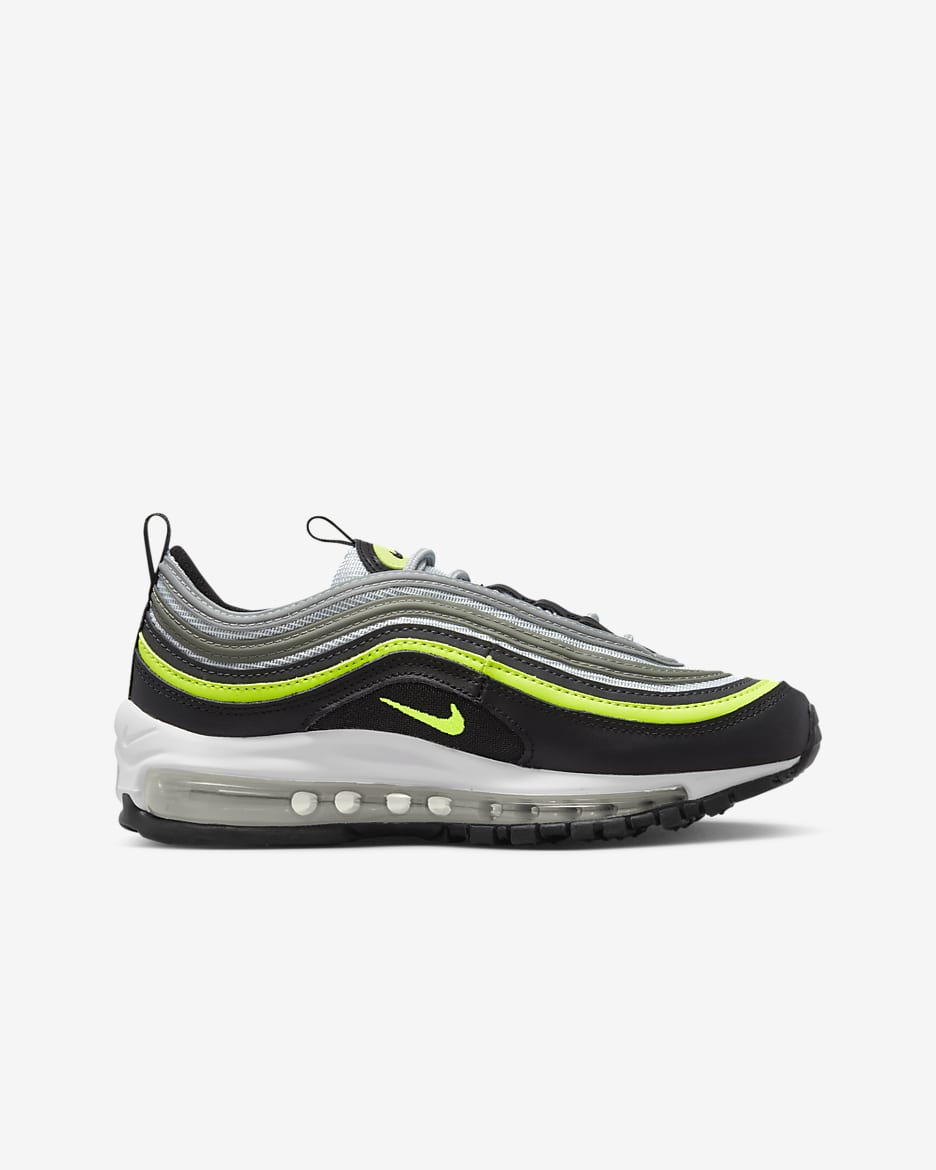 Nike air max 97 white/black/volt women's shoe best sale